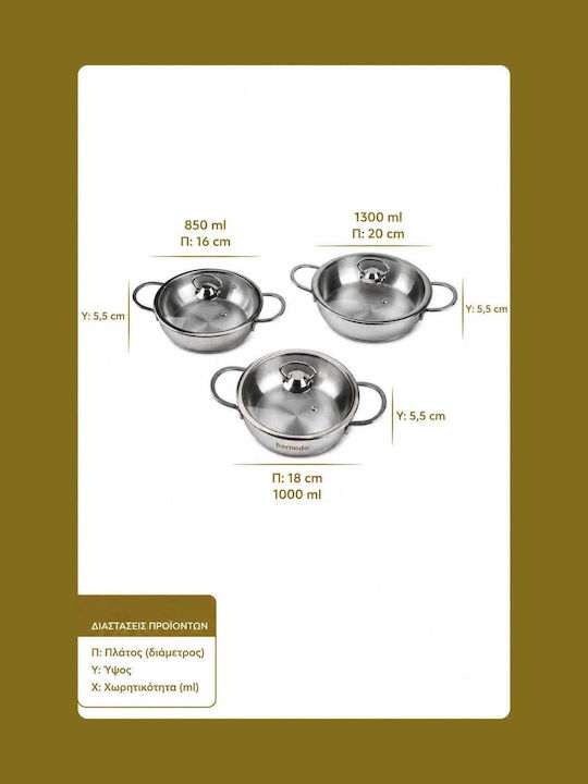 SteweHome SteweHome Pfannen-Set 6 Teile