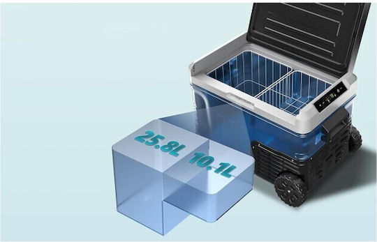 Euhomy Euhomy Tragbarer Kühlschrank 35lt 12V Schwarze