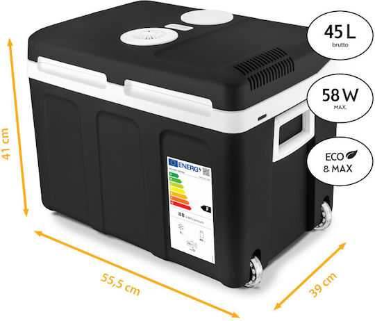 First Austria Φορητό Ψυγείο 40lt 12V / 220V Μαύρο