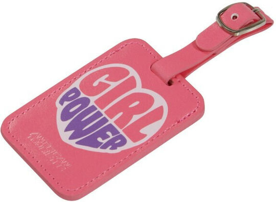 American Tourister Luggage Label Pink 2 Pieces