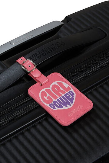 American Tourister Luggage Label Pink 2 Pieces