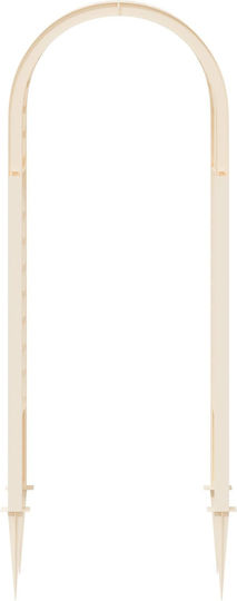 Vidaxl Rosenbogen mit Dornen Weiß 97 X 43 X 218 cm Pp