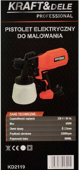 650w Spray Gun Kraft&dele Kd2119