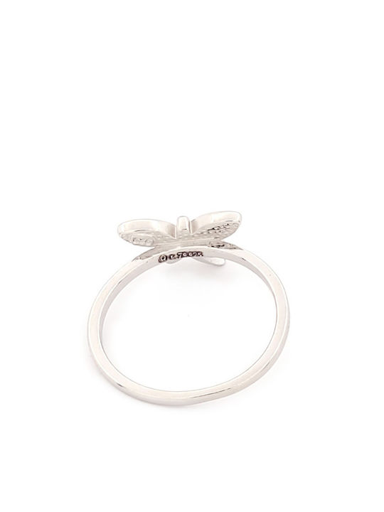 GLS Silver Damenring mit Steinen aus Silber
