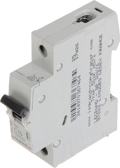 Overcurrent Circuit Breaker Rx3 1p C 10a 6000a