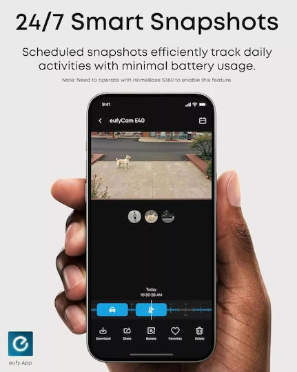 Eufy Σύστημα Παρακολούθησης 2 Καμερών 4MP με Καταγραφικό