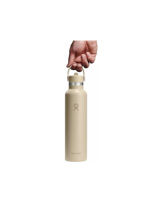 Hydro Flask Water Bottle Stainless Steel 621.6ml Beige