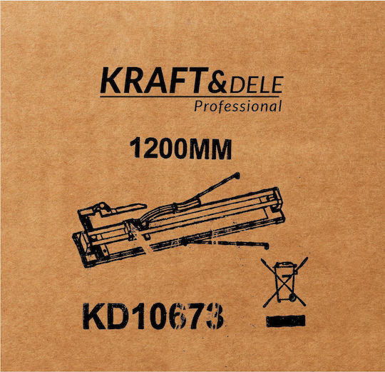 Kraft & Dele Машина за рязане на плочки Ръчен 1200мм