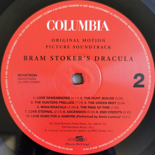 Wojciech Kilar Bram Stoker's Dracula Original Motion Picture Soundtrack Vinyl