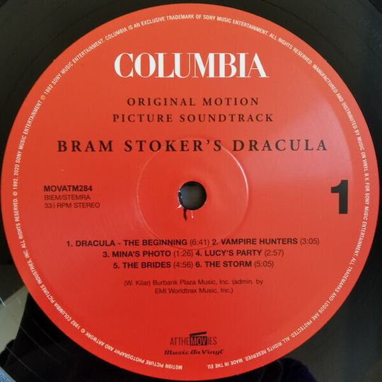 Wojciech Kilar Bram Stoker's Dracula Original Motion Picture Soundtrack Vinyl