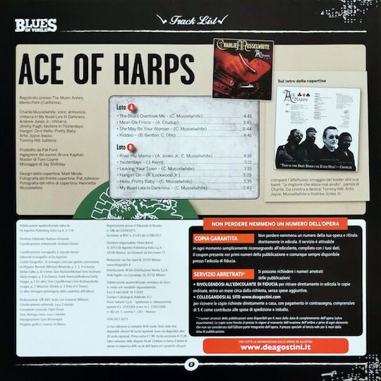 Charlie Musselwhite Ace Harps Vinyl