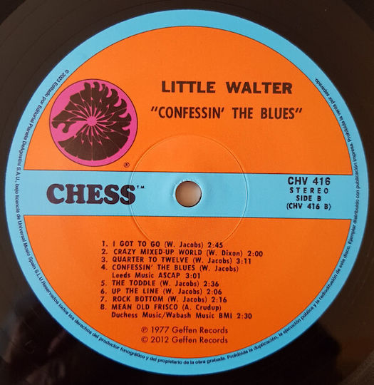 Little Walter Confessin' Blues Vinyl