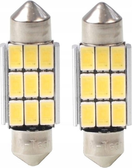 M-Tech Lamps Truck C5W / C10W Canbus LED White 24V 4.5W 2pcs