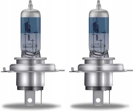 Osram Car Lamps Cool H4 Xenon 5500K Cold White 12V 2 Pieces