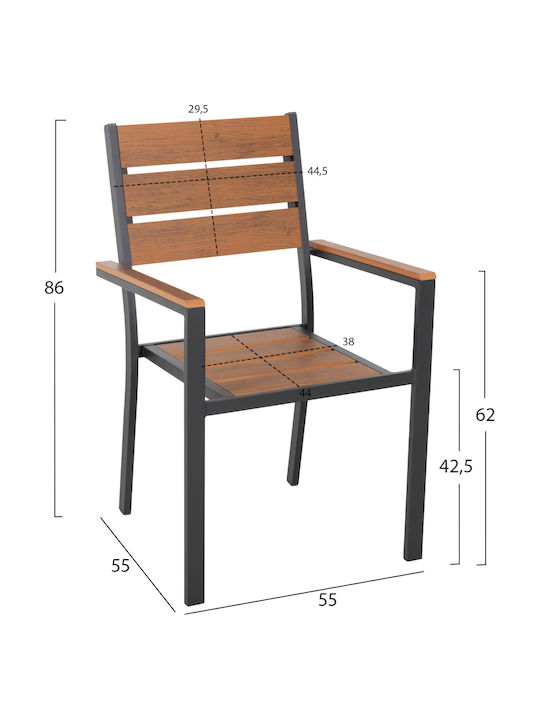 Saga 7-Teile Garten- und Outdoor-Möbelset Für Garten & große Räume Grau