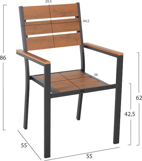 Saga 7-Teile Garten- und Outdoor-Möbelset Für Garten & große Räume Grau