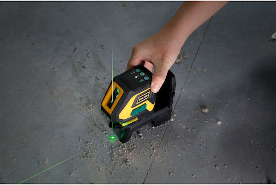 Prexiso P2LC15DG Self-Leveling Linear Laser Level Green Beam 3.7V with Working Range 25m