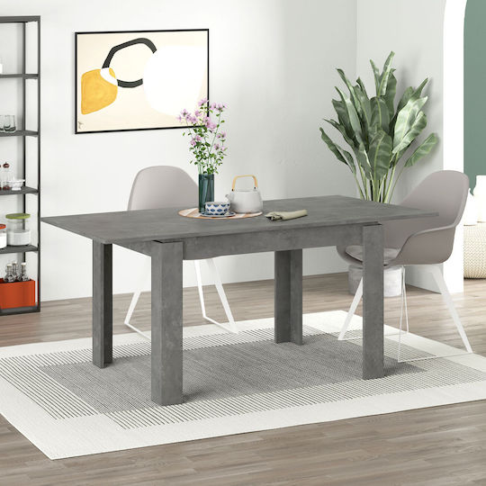 Τραπεζαρίας Επεκτεινόμενο Γκρι 170+50x80x75εκ. Τραπεζαρίας Επεκτεινόμενο Γκρι 170+50x80x75εκ.