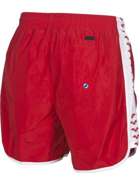 Herren Badebekleidung Shorts Rot Gestreift