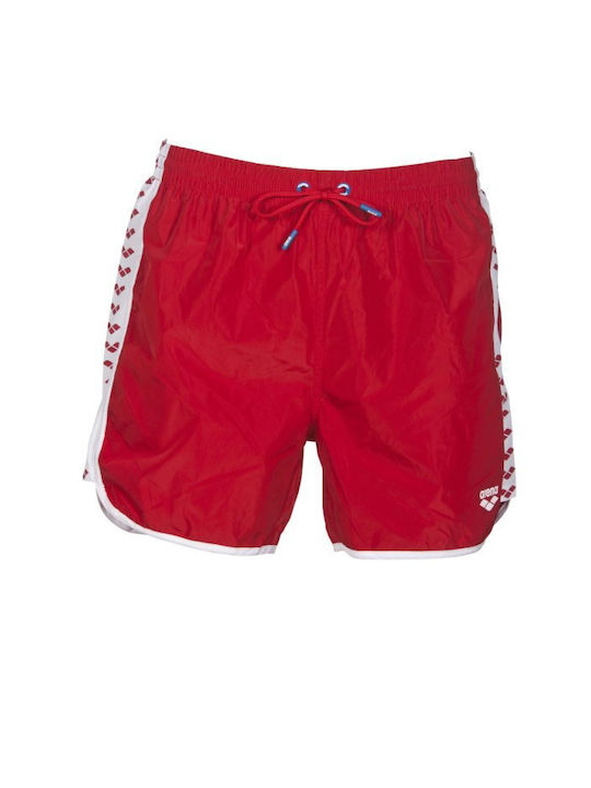 Herren Badebekleidung Shorts Rot Gestreift