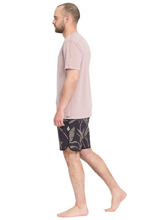 Scallop Mod Men's Swimwear Bermuda Black
