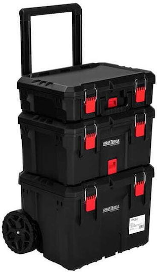 Tool Cart 3 Boxes Kraft&dele Kd1077