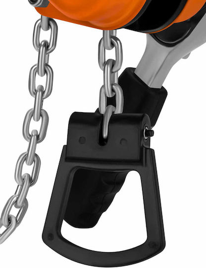 Kraft & Dele Palan cu Lanț pentru Sarcină de până la 500kg în Culoare Gri