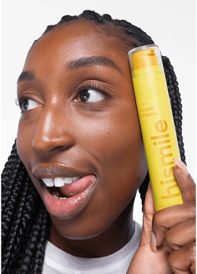 Fluoride Toothpaste Pineapple Flavor Pineapple Hismile 60 G