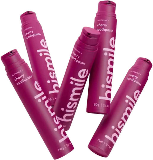 Pastă De Dinți Cu Fluor Aromă De Cireșe Cherry Hismile 60 G