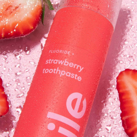Pastă de Dinți cu Fluor Aromă de Căpșuni Strawberry Hismile 60 G