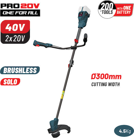 Bormann Pro BBP4602 Brush Cutter Shoulder / Hand Battery 40V Solo 6.2kg Brushless