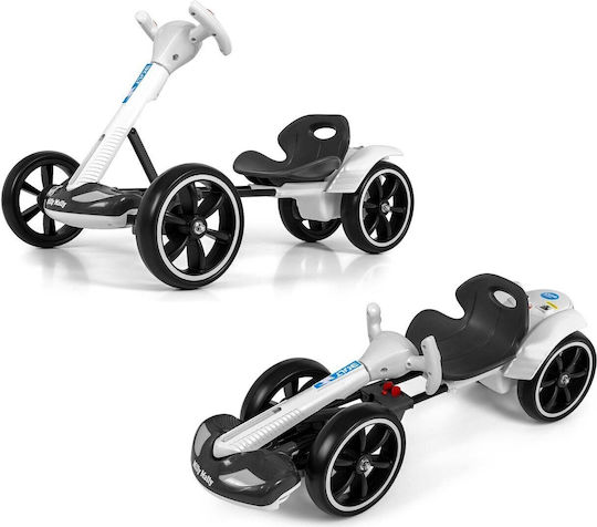 Bolt Go Kart Μονοθέσιο με Τηλεκοντρόλ Λευκό για 3+ Ετών