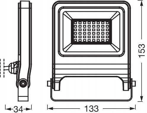 Osram Rezistent la apă Proiector LED 30W Alb Natural 4000K IP65