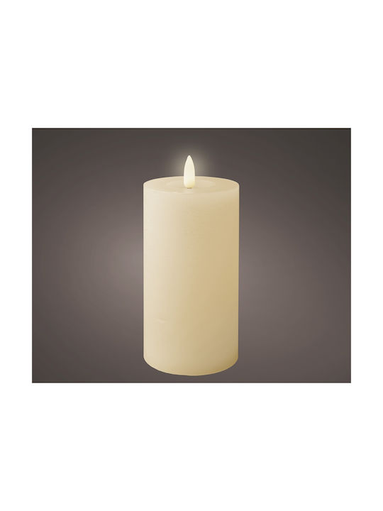 Lumineo Dekorative Lampe Wachs-Politur Beige