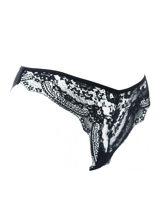 Women's Brazil with Lace Black