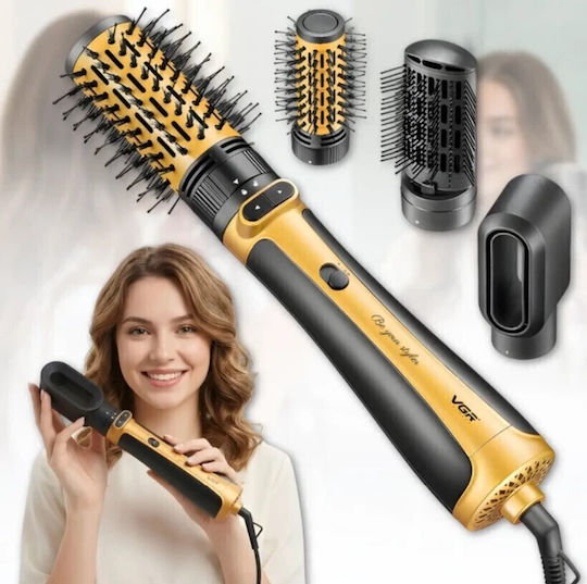 VGR Electric Brush with Air & Rotating Head for Hair Straightening and Curls 1200W