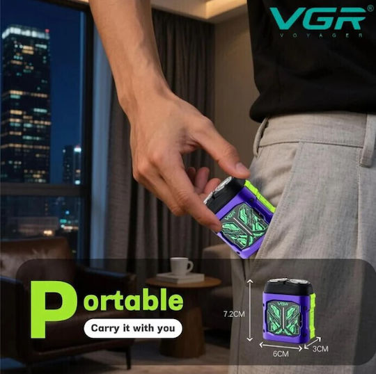 VGR V-344 Aparat de Ras pentru Față Reîncărcabil / Cu Cablu