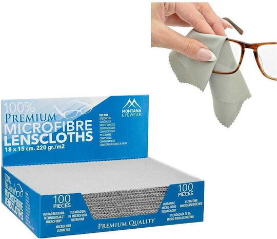 Microfiber Cloth Glasses Gray