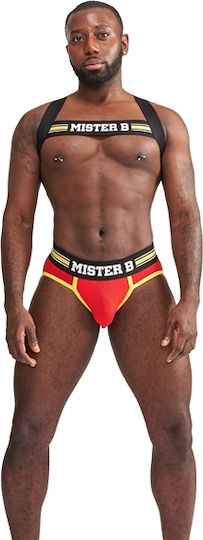Mister B Ανδρικό Harness Μαύρο