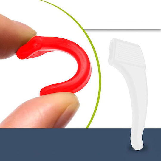 Silicone Anti-slip Stoppers Glasses Red