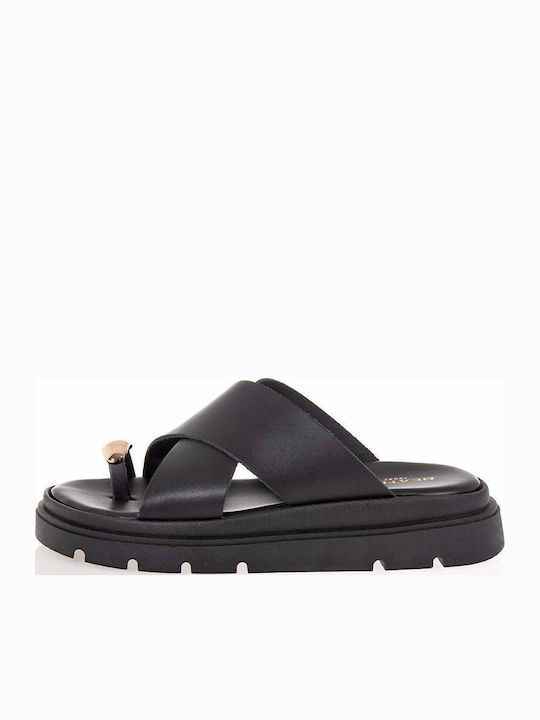 Γυναικεία Σανδάλια Flatforms Μαύρα