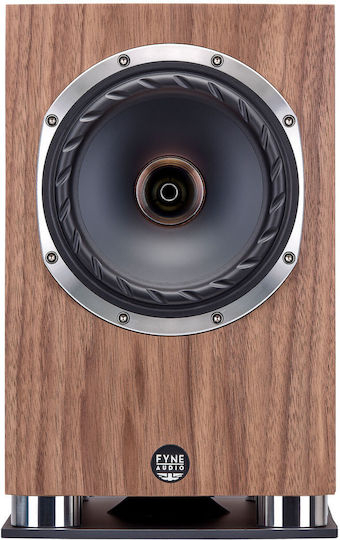 Fyne Audio F500SP Passive Hi-Fi-Lautsprecher Buch selbst 60W 2 Wege P20xB32xH32.3cm Natürliche Walnuss