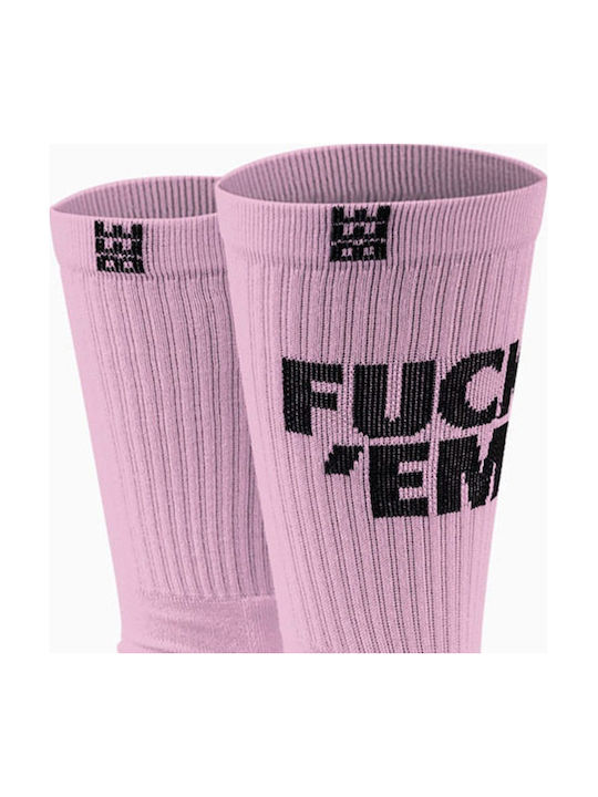 Bee. Unusual. Og Fuck Em Men's Socks Pink