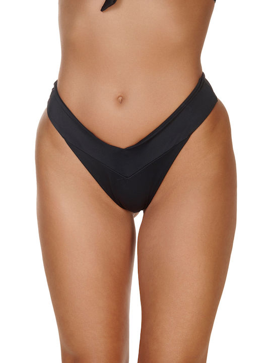 Cat Eye Bikini Brazil Black