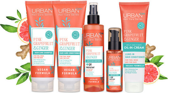 Urban Care Серум За Коса Pink Grapefruit & Ginger За Тънка Деликатна Коса 75ml