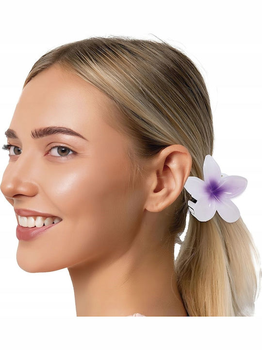 Fiestas Guirca Kids Hair Clip Flower In White Colour