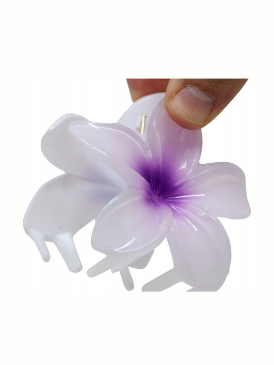 Fiestas Guirca Kids Hair Clip Flower In White Colour