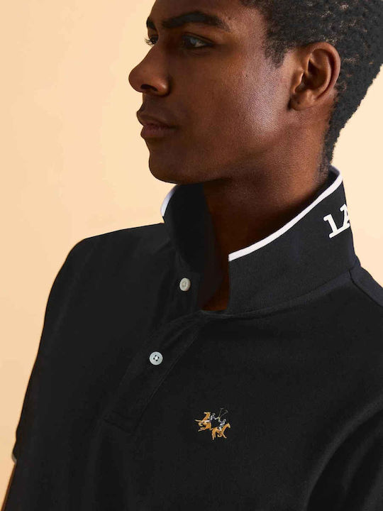 Polo Blouse Black