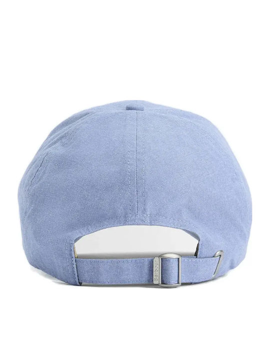 Barbour Nelson Chambray Cap Light Blue Caps Unisex Light Blue Mha0933-bl31