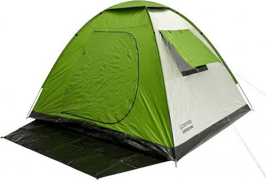 Panda Superdome Καλοκαιρινή Σκηνή Camping Igloo Πράσινη για 6 Άτομα 240x280x175εκ.